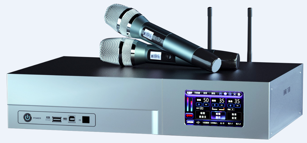 Professional Karaoke Amplifier - Color: Black Or Silver