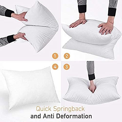 Soft Fiber Cushion - Cotton Material 16x16 Square White Color | Ideal For Head Support Custom Sizes Available Unique Shapes Crafted