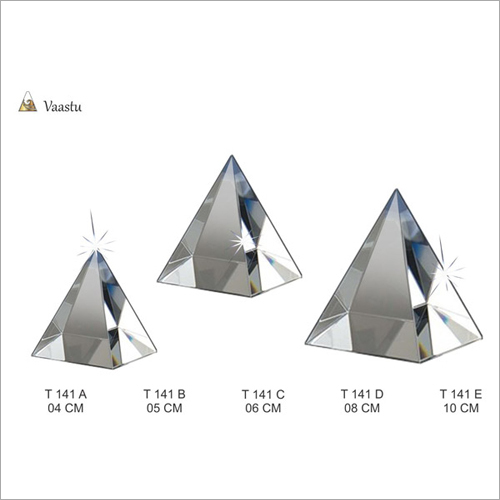 Vaastu Pyramid - Premium Quality Crystal Design | Enhances Positive Energy and Balance