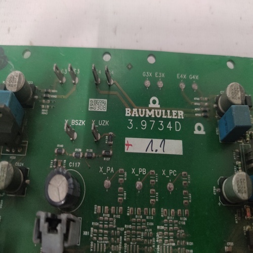 Baumuller 3.9734d Pcb Card