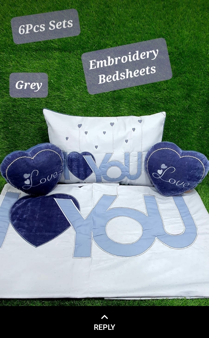 Embroidered Bed - 100% Cotton, Printed Pattern In Various Colors | Elegant Design For Luxurious Comfort