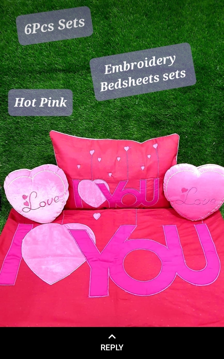 Embroidered Bed - 100% Cotton, Printed Pattern In Various Colors | Elegant Design For Luxurious Comfort