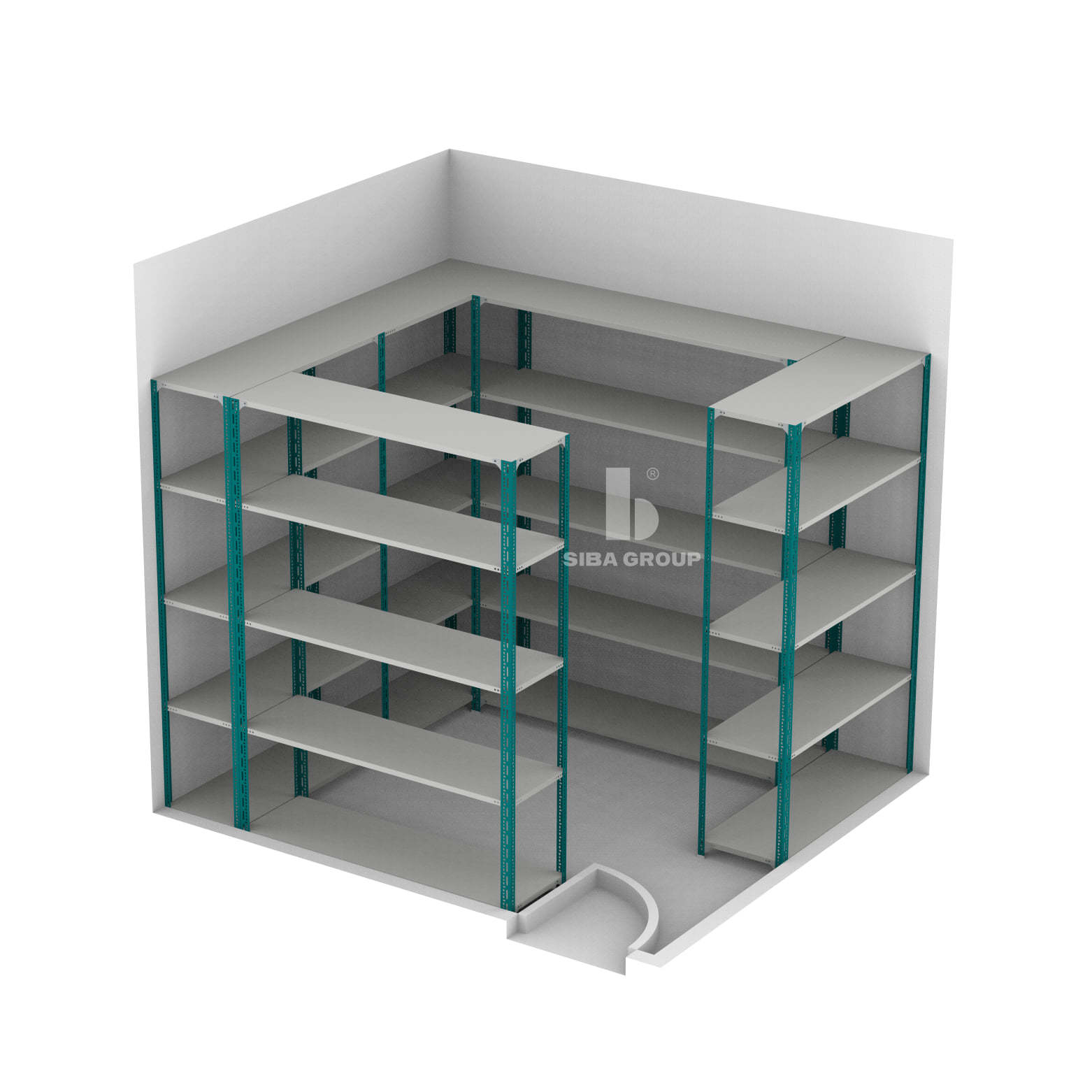 Powder Coating Hot Selling Metal Heavy Duty Storage Rack Shelf Pallet Shelving / Warehouse Rack
