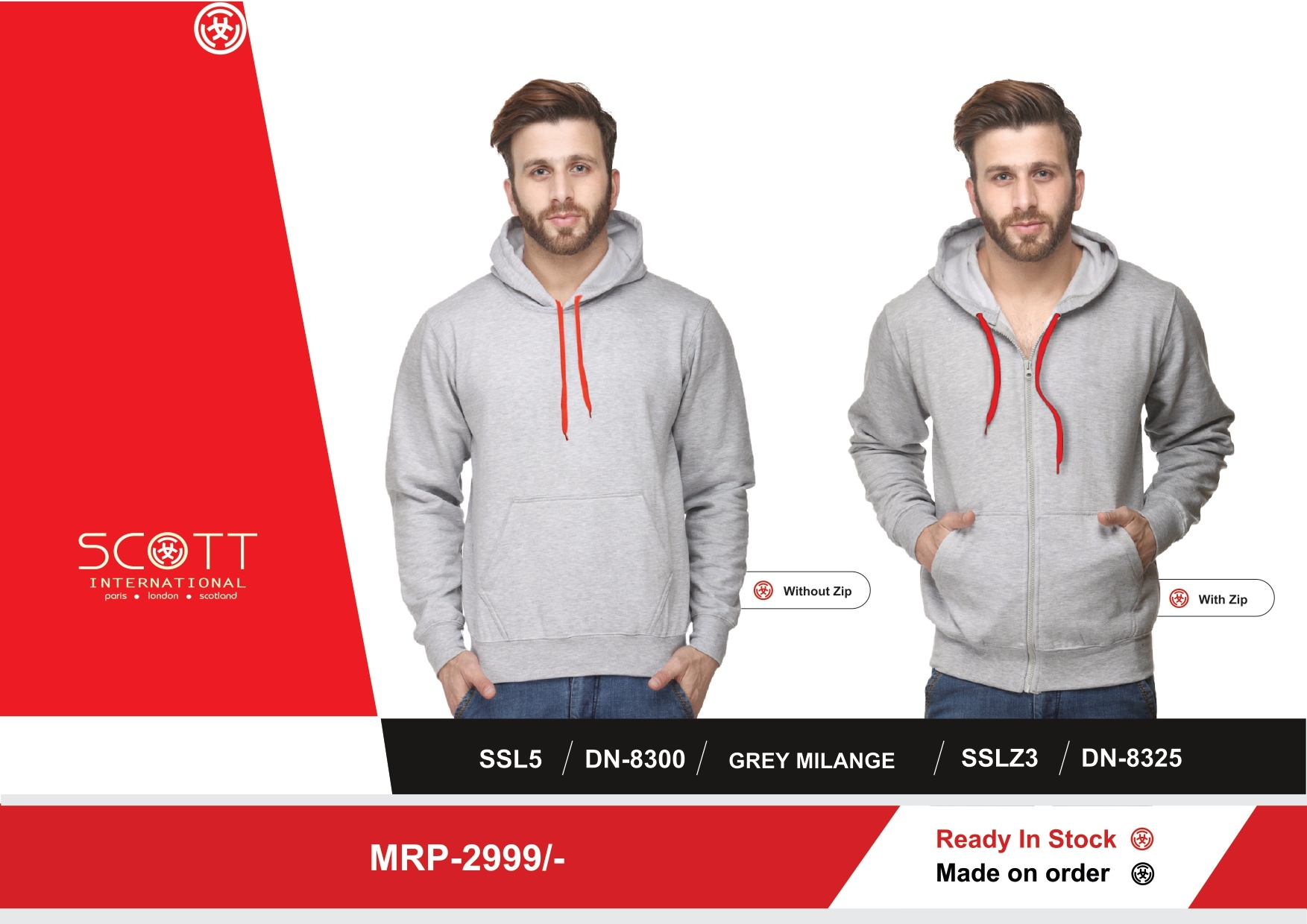 Black Scott Hoodies