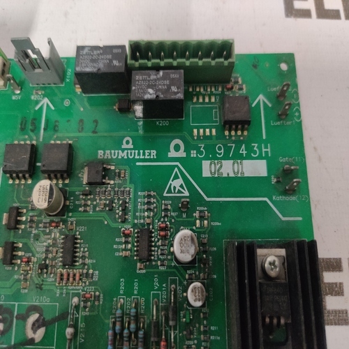 Baumuller 3.9743h Pcb Card