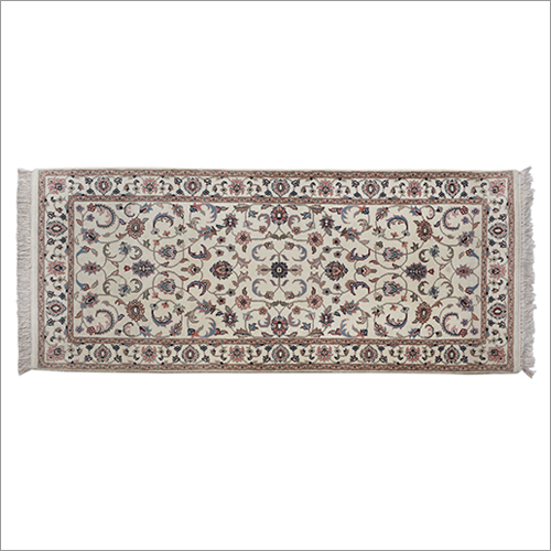 9-54 K-4 आइवरी फैंसी हैंड नॉटेड कार्पेट्स