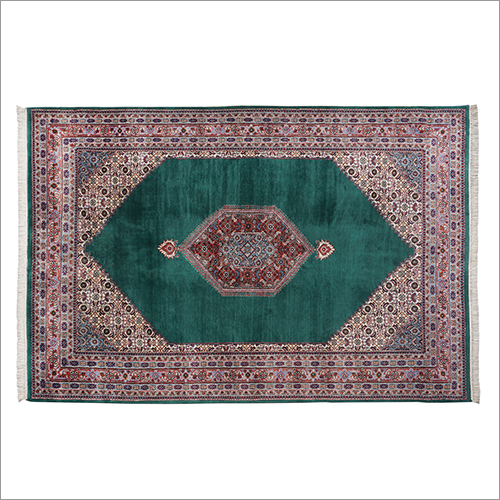 12-60 KR-3 ग्रीन-रस्ट फैंसी हैंड नॉटेड कार्पेट्स