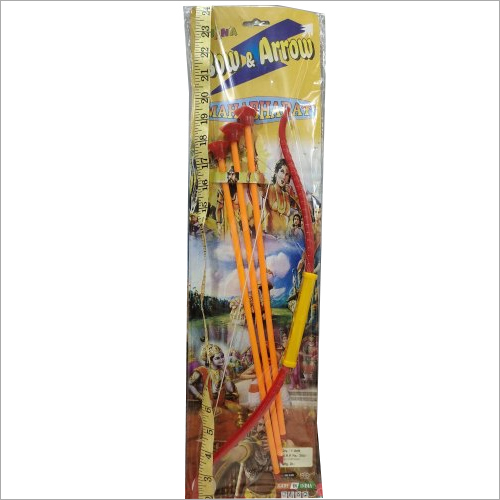 Plastic Archery Bow And 3 Arrow Set - Plastic Material, Multicolor Design | Complete Archery Experience For Fun And Skill Development