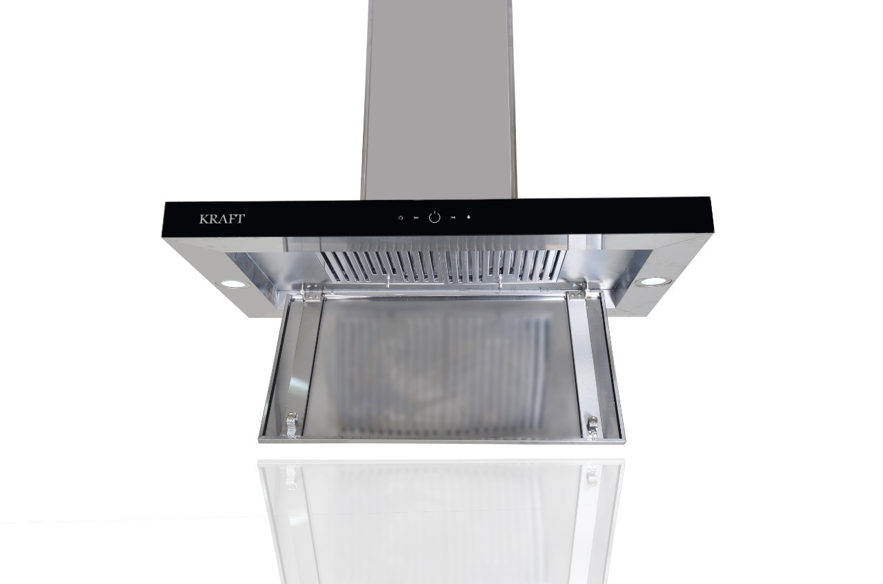 Kitchen Chimney - Stainless Steel, 3 Feet Size | 1900 M3/hr Suction Power, Digital Touch Control, Wall Mounted, 54 Db Noise Level