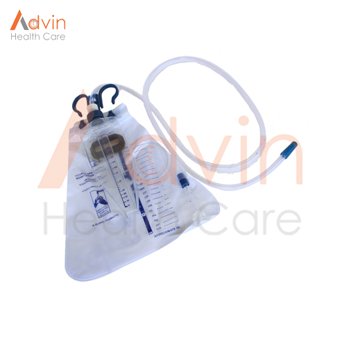 Manual Urometer / Urine Collecting Bag With Measured Volume Chamber