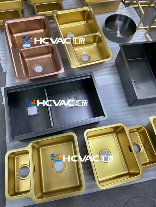 Gold Hcvac Pvd Coating Machine System For Tap, Faucet, Mixer, Bathroom Accessories