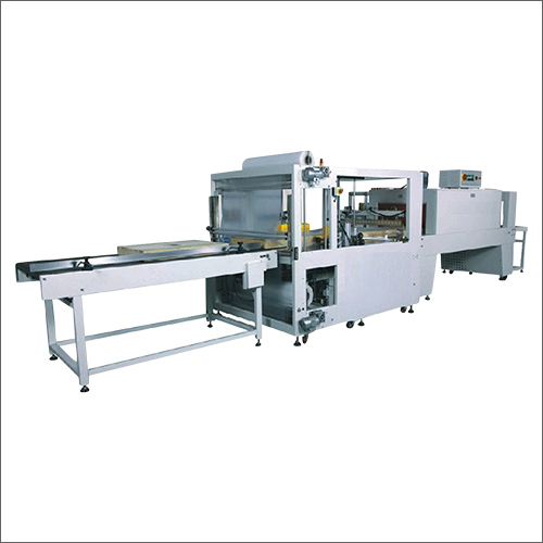 Industrial Shrink Wrapping Machine - Metal Build, Automatic Operation | Efficient Fast Wrapping of Pallets