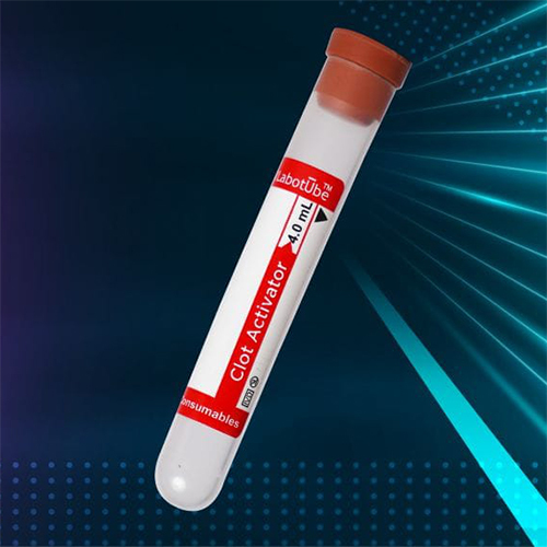 क्लॉट एक्टिवेटर सिंगल कैप और रबर ट्यूब