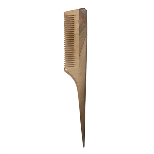 Brown Wooden Hair Comb