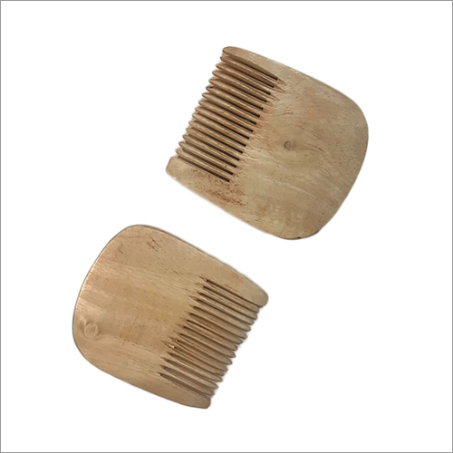Wooden Beard Comb - Bamboo Material, 3 Inch Size, Brown Color - Handmade, Easy Handling, Fine Finish