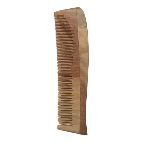 Wooden Brown Comb - Bamboo Material, 8 Inch Size, Handmade Design | Unisex Use, Plain Design, Organic Artefacts Brand