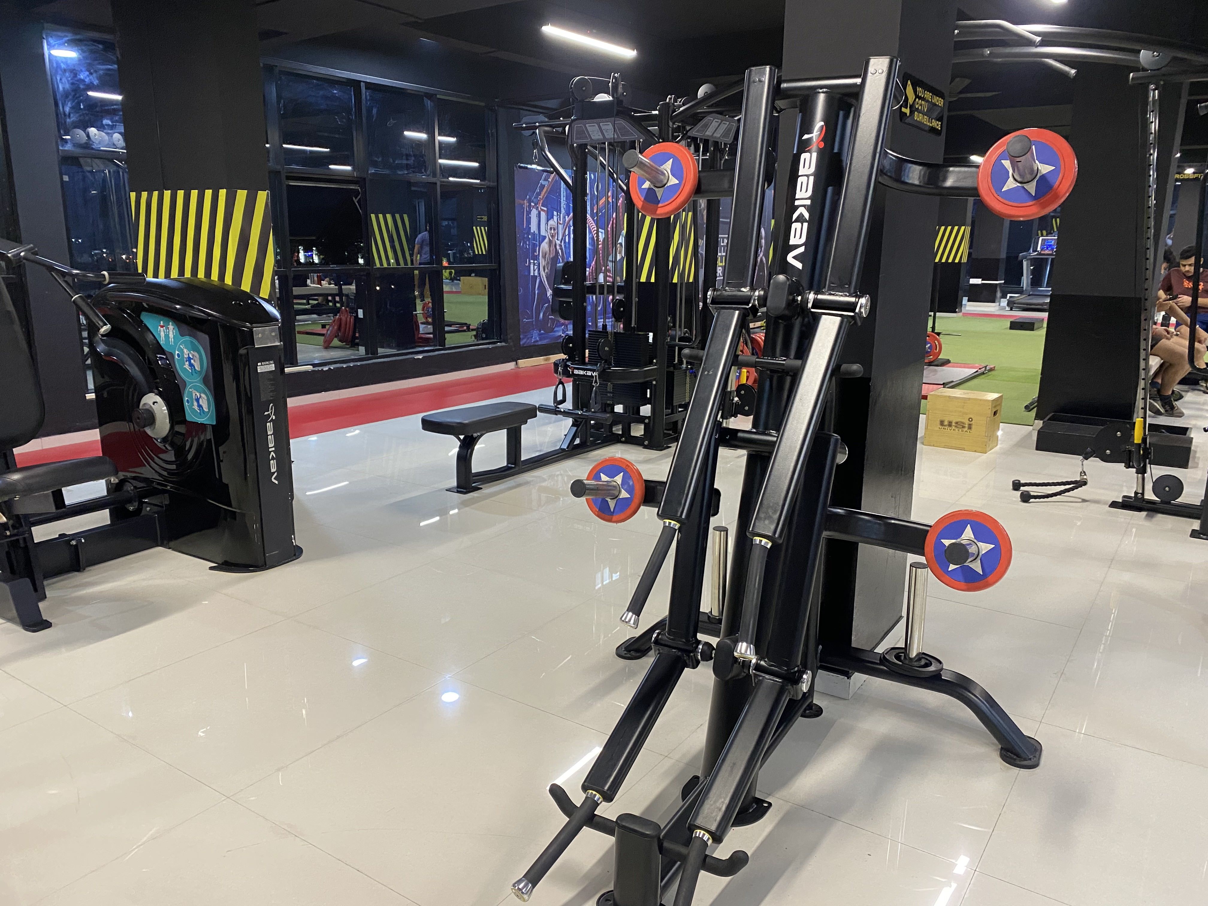Multi Gym - Durable Steel Frame, Compact Design , Versatile Exercise Options For Strength Training And Cardio