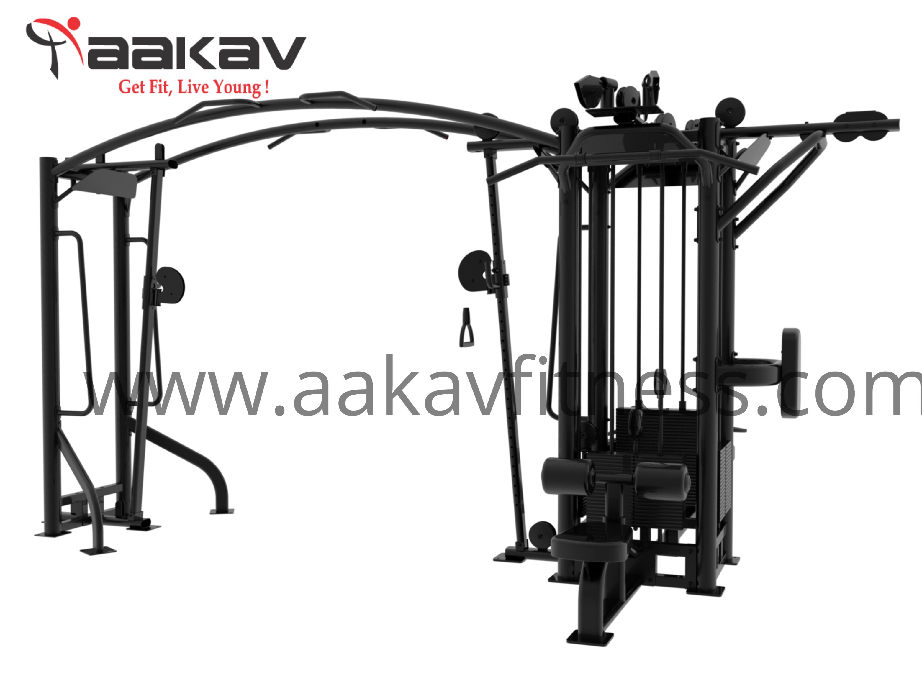 Multi Gym - Durable Steel Frame, Compact Design , Versatile Exercise Options For Strength Training And Cardio