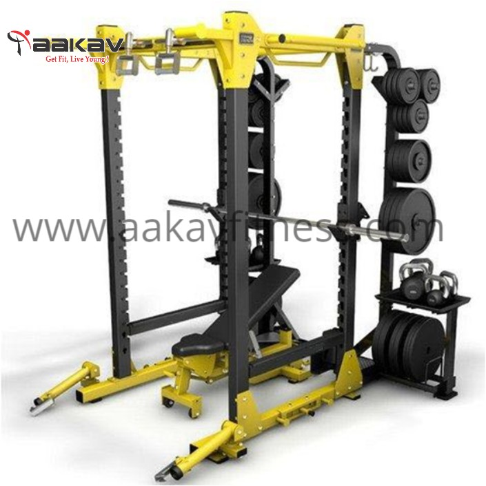 Multi Gym - Durable Steel Frame, Compact Design , Versatile Exercise Options For Strength Training And Cardio