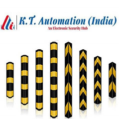 Black Corner Rubber Guard Or Pillar Guard