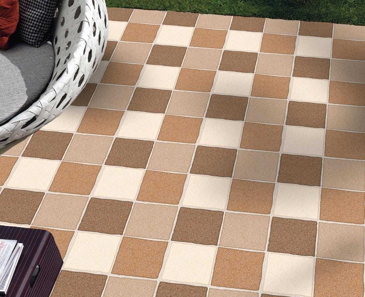 Punch Series - Ceramic Tiles 300x300 / 400x400 Mm | Multi Colour, Acid-resistant, Antibacterial, Non-slip, Stain Resistant, Rugged Design, Matt Finish, 12 Mm Thickness