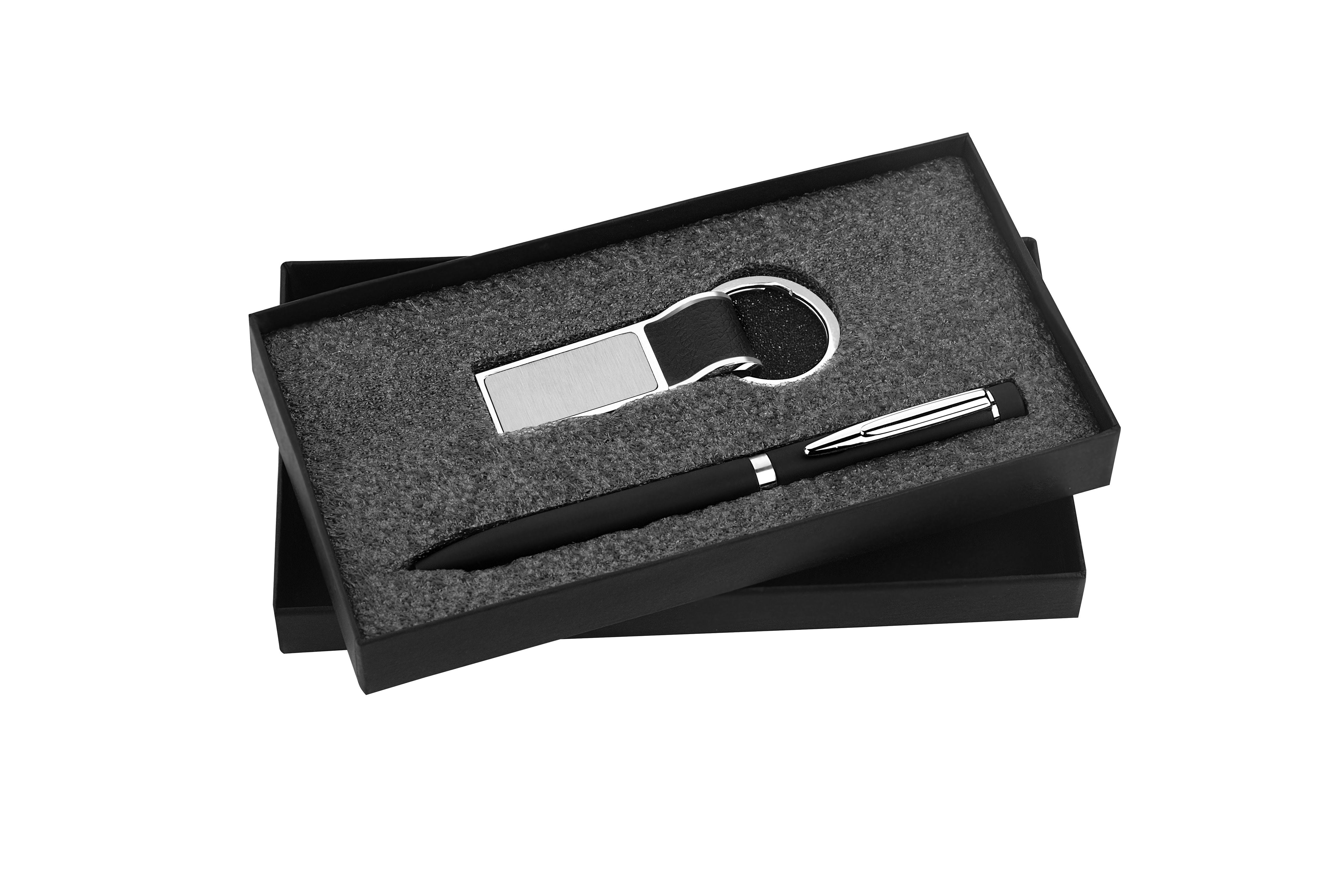 Pen And Keychain - Metal Material, Custom Packing In Elegant Box