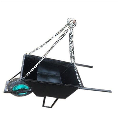 Metal Single Wheel Barrow With Chain