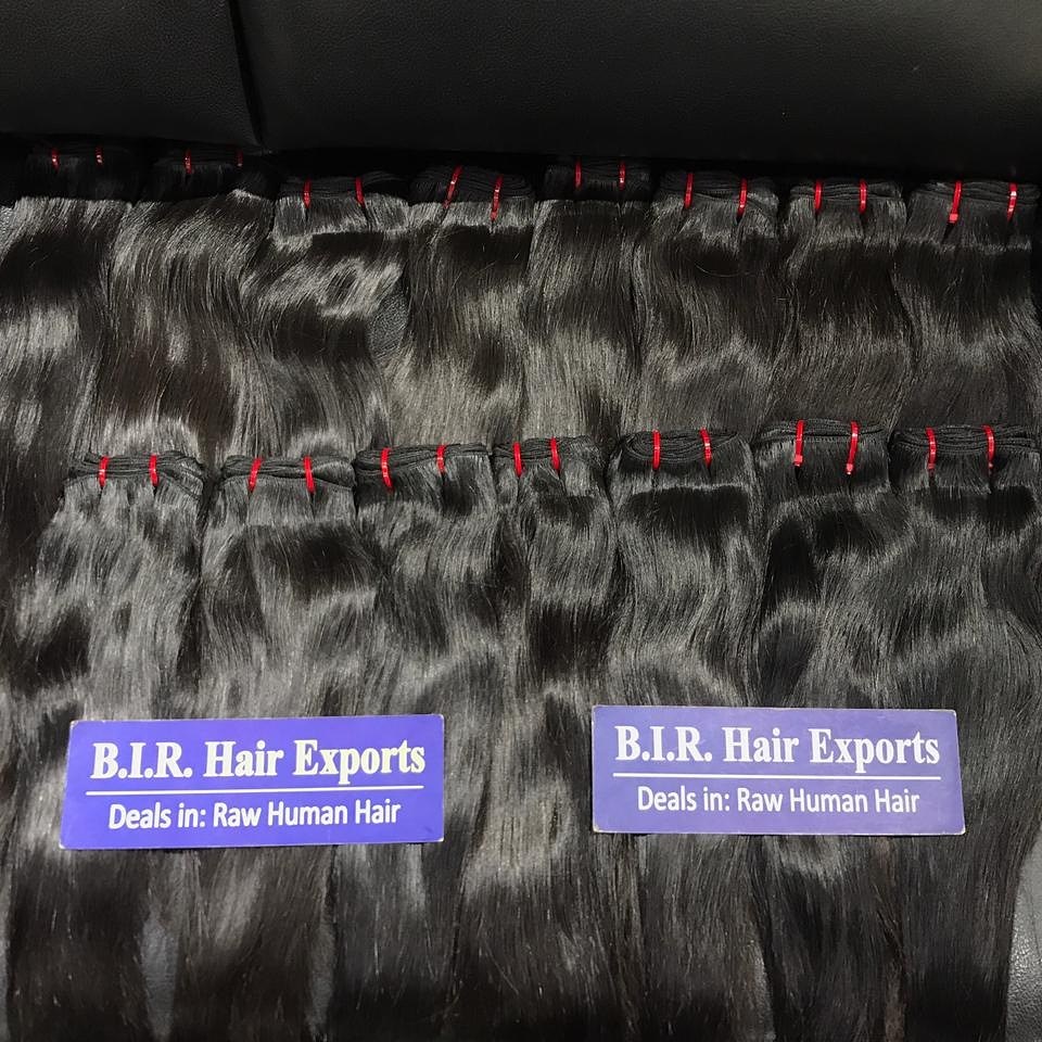 Raw Temple Hair - 100% Virgin Remy Indian Hair Luxurious Soft Texture And Natural Shine