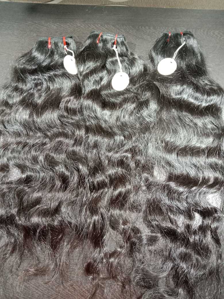 Raw Temple Hair - 100% Virgin Remy Indian Hair Luxurious Soft Texture And Natural Shine