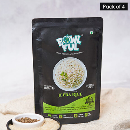 Ready To Eat Jeera Rice - 75 gm | A-Grade, Salty Flavor, Instant Preparation, Shelf Life 1 Year, Ideal for Quick Meals and Snacks