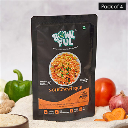 Ready To Eat Schezwan Rice - 70 Gms Pack, Salty Flavor | Made with Fresh Quality Rice, Shelf Life of 1 Year, Tested for Quality