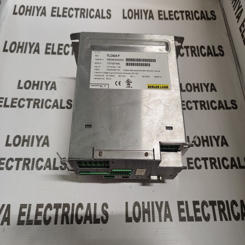 Berger Lahr Tlc634 F Servo Drive