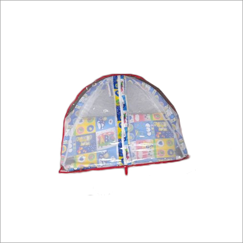 Baby Mosquito Net Bed - Polyester, Medium Size, Multicolor | Foldable Design, Ensures Air Circulation, Insect Protection For Peaceful Sleep
