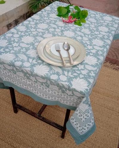 Cotton Hand Block Print Table Cover