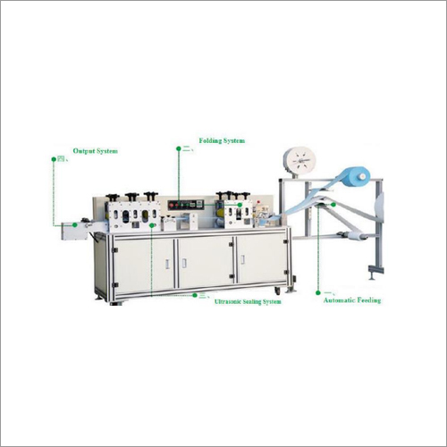 Semi Automatic Flat Face Mask Making Machine
