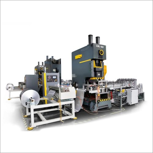 Smbi 4fol70 फोर कैविटी एल्युमिनियम फॉयल ऑटोमैटिक स्टैम्पिंग मशीन