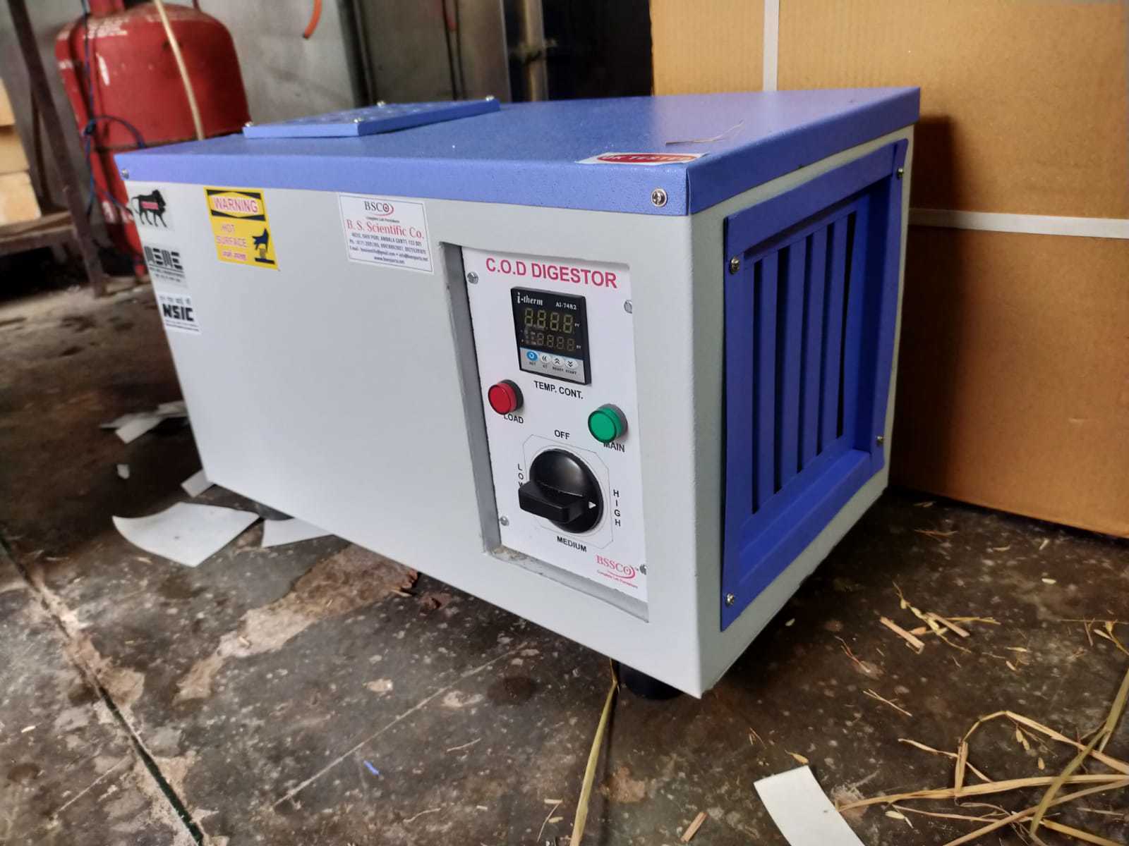 Outer Body M.s. Powder Coated Inner Chamber Aluminum Block. Cod Digestor