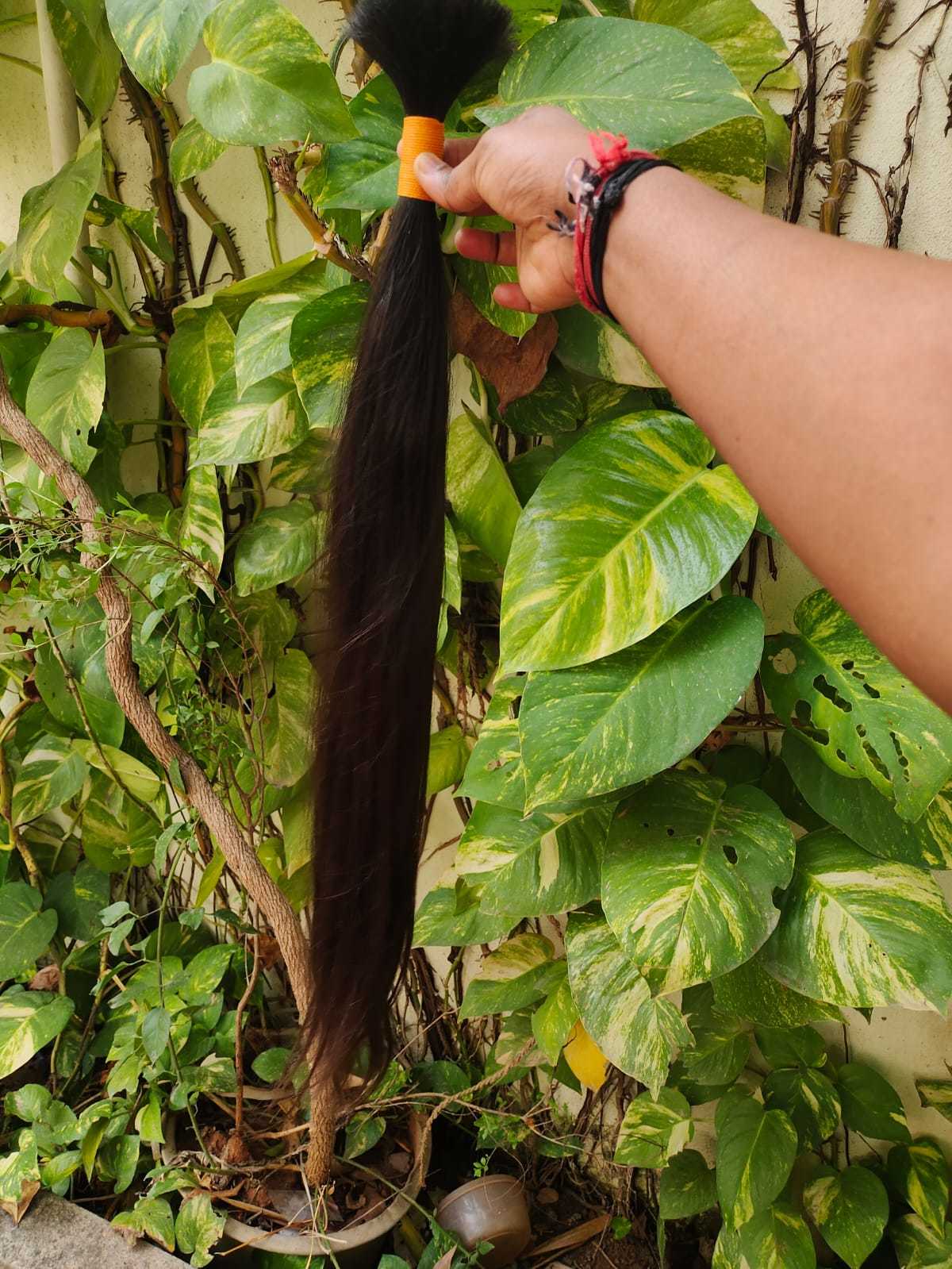 Indian 100% Natural Single Drawn Bulk Virgin Human Hair Extensions