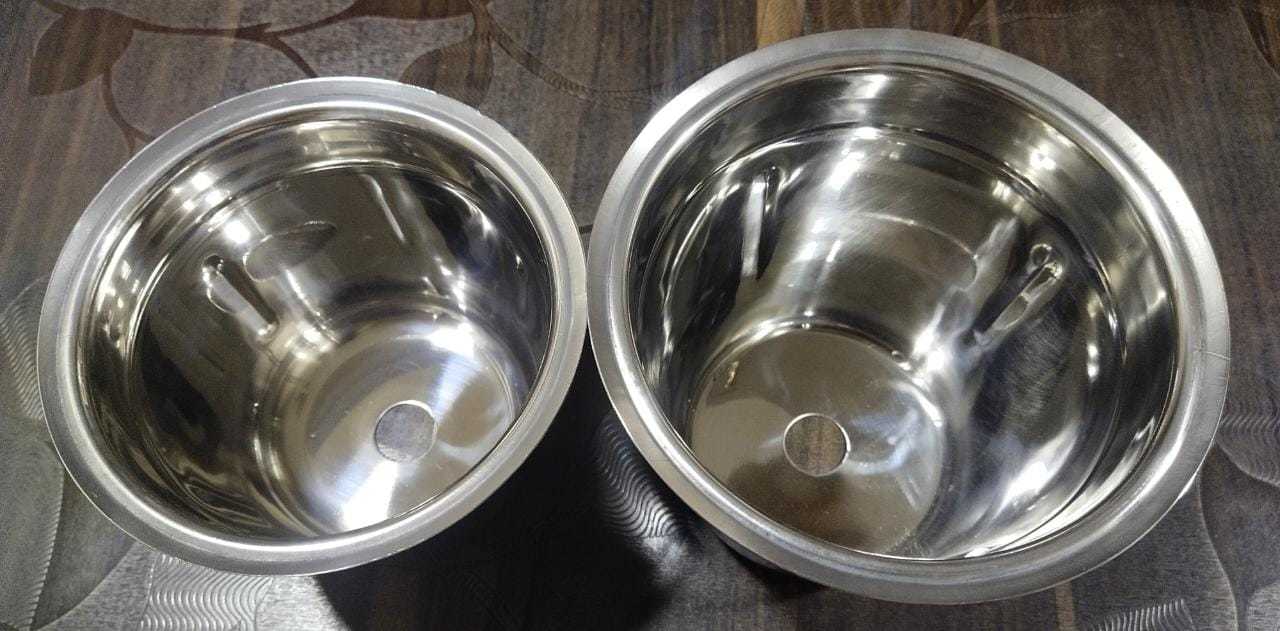 S S Jar Set - Stainless Steel, 1.5 Ltr Capacity, White | Features Various Outer Designs, Flowbreaker Options, Handle Hole Variants