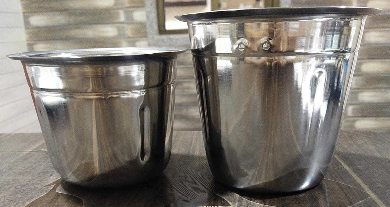 S S Jar Set - Stainless Steel, 1.5 Ltr Capacity, White | Features Various Outer Designs, Flowbreaker Options, Handle Hole Variants