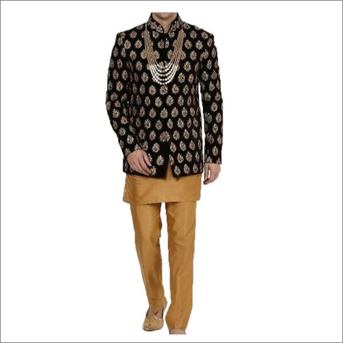 कशीदाकारी इंडो वेस्टर्न सूट