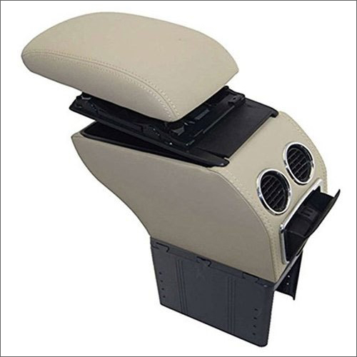 Car Memory Foam Armrest - Abs And Leather Construction | Grey And Black Color Options, 1 Year Warranty, Ideal For Vehicle Comfort