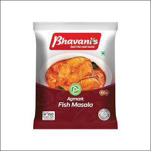 Fish Curry Masala - Blended Powder, 50/100/500 Grams | Food Grade, Brown Color, Natural Taste, 24 Months Shelf Life, Aromatic Herb & Spice Blend