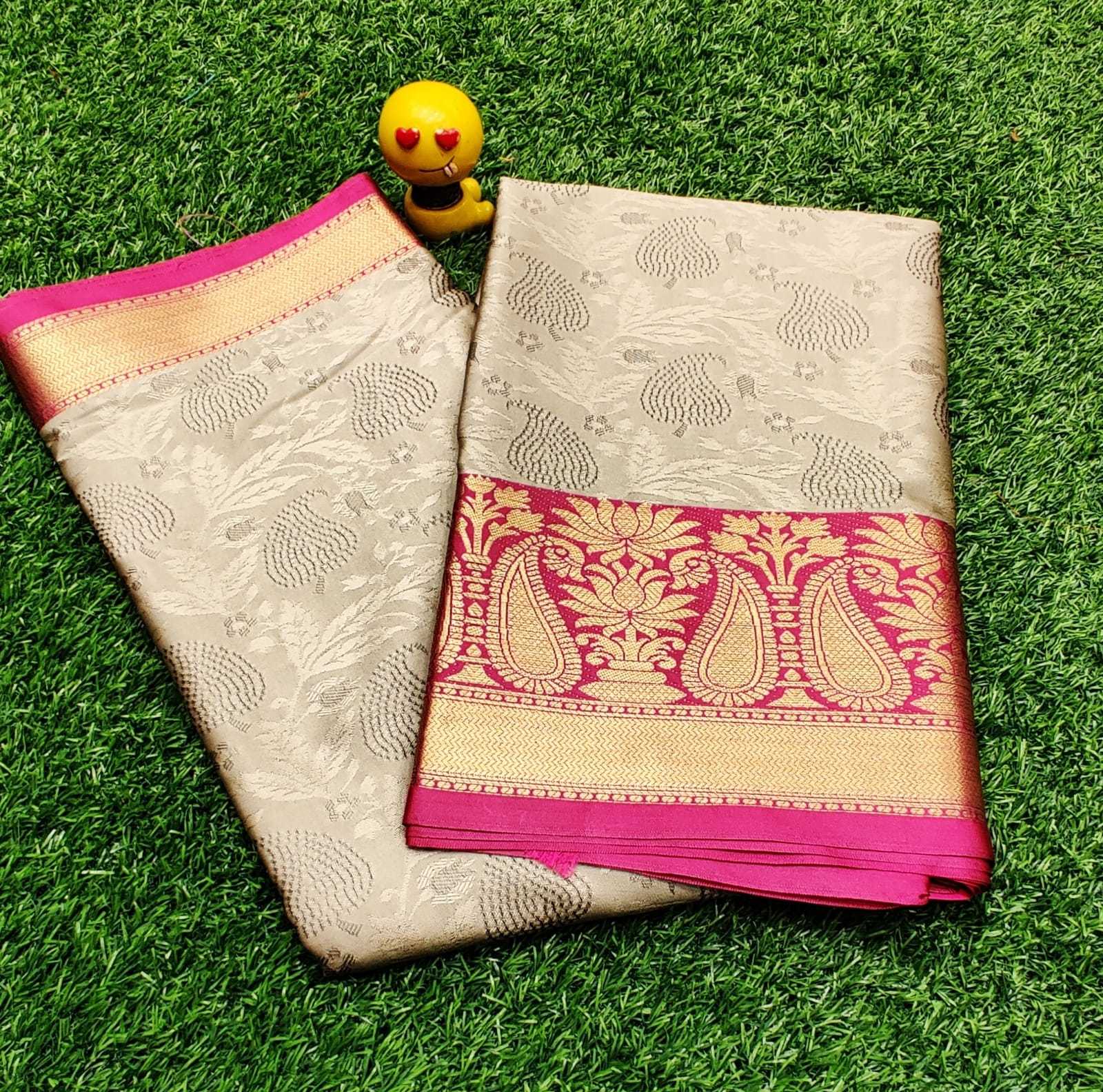 Ladies Saree - Tansui Silk Material, Customized Size, Yellow Color, Ethnic Design | Breathable, Washable, Traditional Style, 8-piece Set