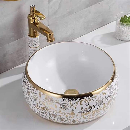 Designer Golden Wash Basin