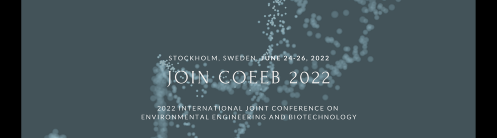 International Joint Conference on Environmental Engineering and Biotechnology (CoEEB)