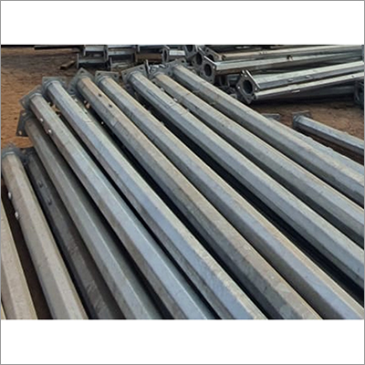 Galvanised Octagonal Poles - Metal, Standard Size | Silver Finish, Durable Design For Versatile Applications