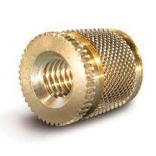 Brass Insert - High Quality Brass, Standard Thread, Variable Dimensions | Machined Finish, Rohs Compliant, Long Lasting For Threaded Applications
