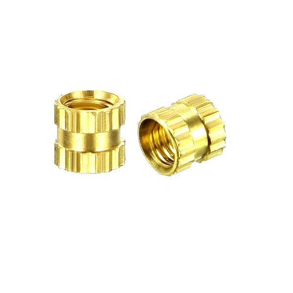 Brass Insert - High Quality Brass, Standard Thread, Variable Dimensions | Machined Finish, Rohs Compliant, Long Lasting For Threaded Applications