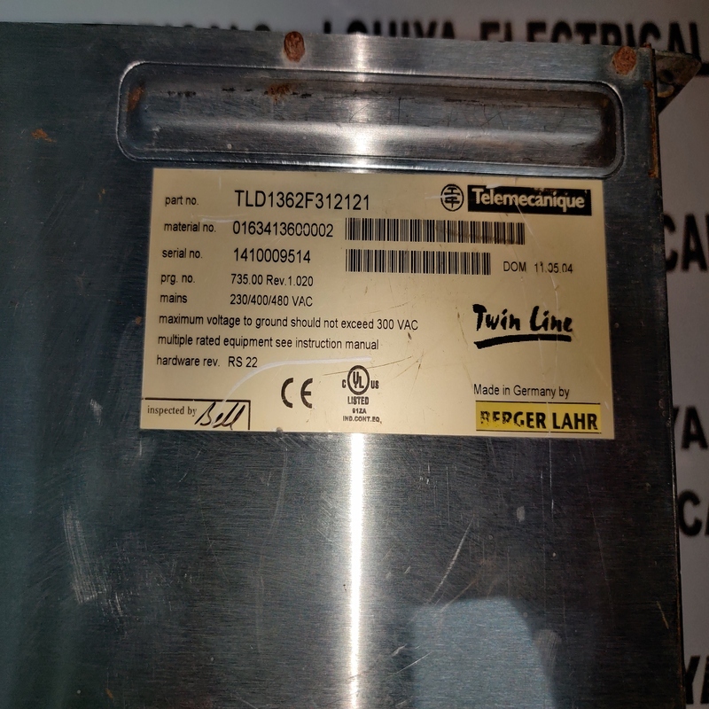 Berger Lahr Tld362f312121 Servo Drive